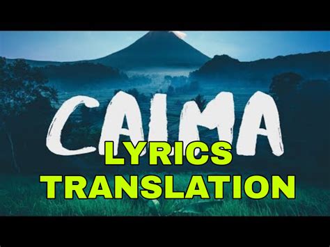 calma in english lyrics|calma english translation.